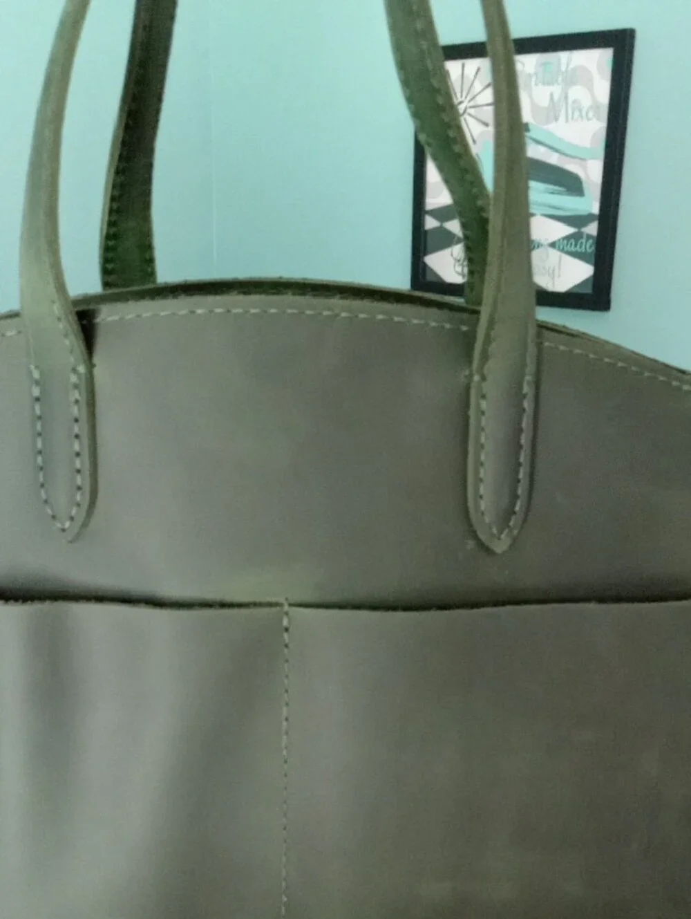 Portland Leather Evergreen Ashburn Tote NWTS